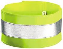 BRASSARD BANDES HAUTE VISIB.JAUNE