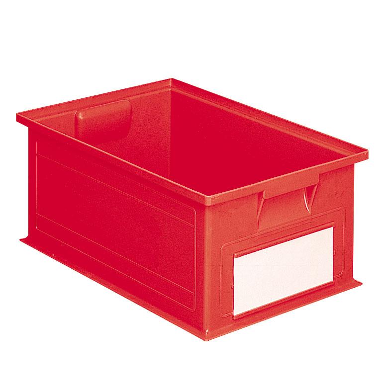 Caisse plastique 27 litres rouge_0