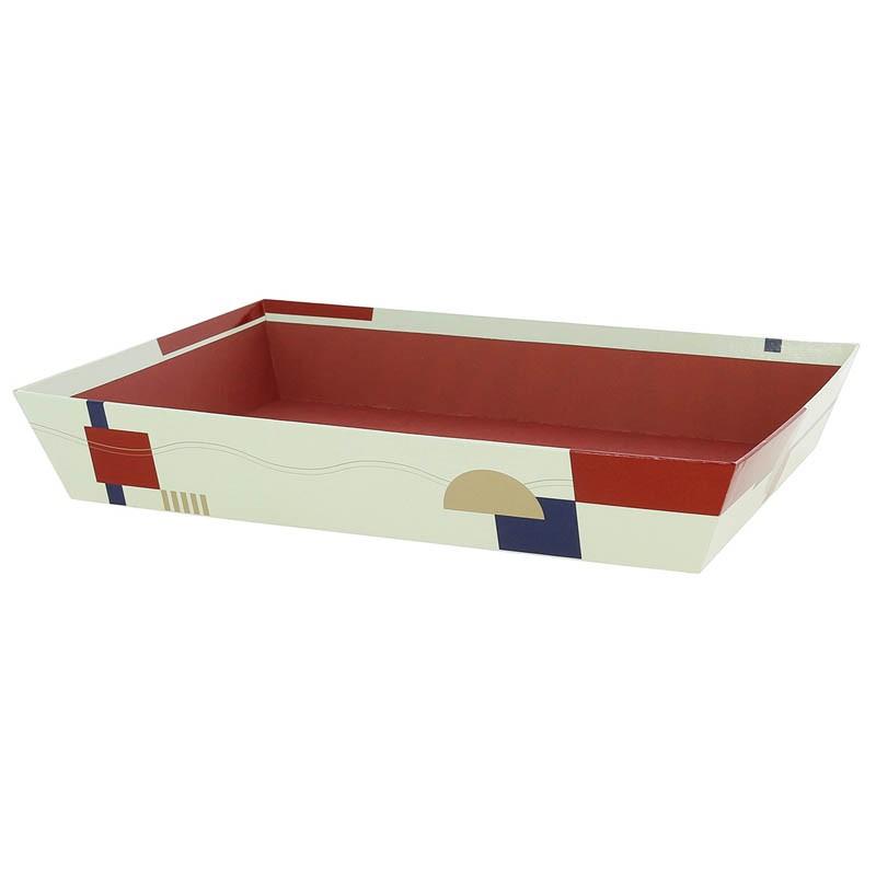 Corbeille carton rectangle Terracotta 36x27 -_0
