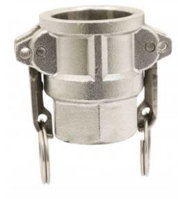 Coupleur femelle - type D - joints NBR - inox 316 - réf. 06CFI - filetage BSP Cylindrique_0