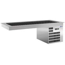 Élément top réfrigéré - 2 GN 1/1 - acier inox AISI 304 - unité hermétique IN/RPX08_0