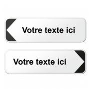 Ena0701 - Panneau directionnel type D29 - Toutelasignaletique - Hauteur 120mm - Texte personnalisé_0