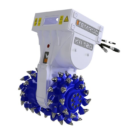 Fraise tambour de chantier pour travaux de terrassement - Puissance kw15 - 400 - KR_0