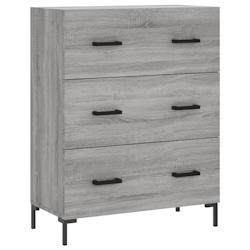 Helloshop26 - Buffet bahut commode armoire meuble de rangement organisateur cuisine salle de séjour salon sonoma 69,5 x 34 x 90 cm 02_0036437 - 30002_0