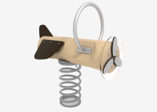 Jeu sur ressort TECO JROY M11 - Collection ROY en robinier et acier inoxydable, durable et authentique_0