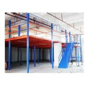 Mezzanine industrielle - Guangzhou Maobang Storage Equipment - avec escaliers piétonniers et structure préfabriquée_0
