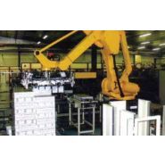 Palettiseur flexible Palvite 4000 avec changement de formats automatique