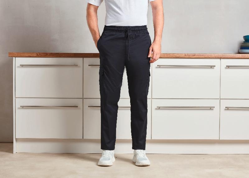 Pantalon de chef 'Essential' - Réf: PR555 - Premier - 65% polyester / 35% coton sergé_0
