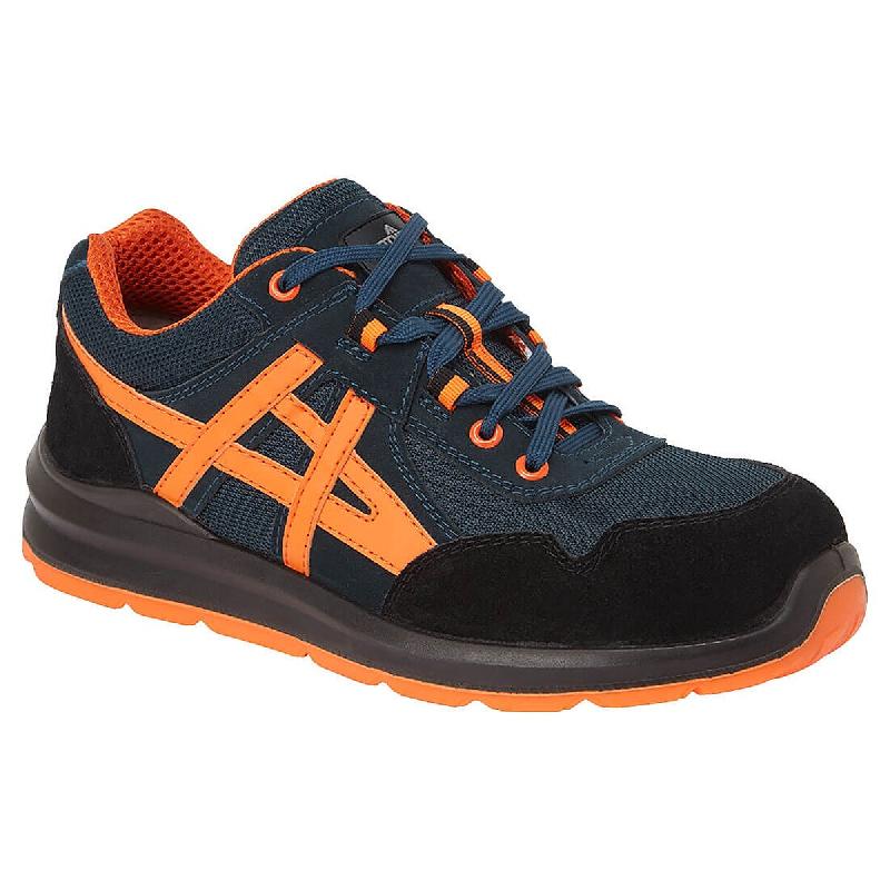 Portwest Chaussures de travail basses MERSEY Steelite S1 Bleu/Orange 42 - 42 multicolore multi-matériau 5036108413959_0