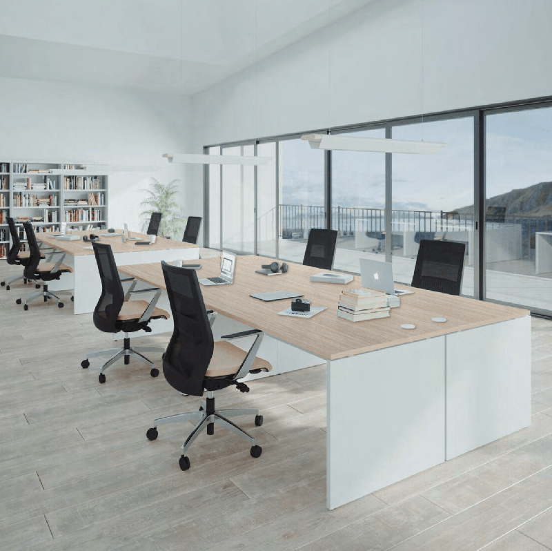 Bureau design pour open space - installations individuelles ou collectives - Retro - Buronomic_0
