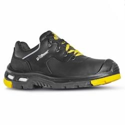 U-Power - Chaussures de sécurité basses ultra résistantes YARVIS - Environnements exigeants - S3 HRO SRC CI Noir / Jaune Taille 42 - 42 noir matiè_0