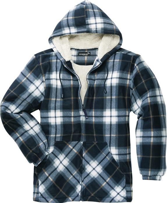 Veste thermique Vancouver taille XXL bleu/beige à  carreaux 100 % PES SCHEIBLER_0