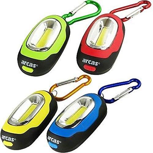 ARCAS - Boîte de 24 porte-clés mousqueton COB LED - 30 lumens - 30702437_0