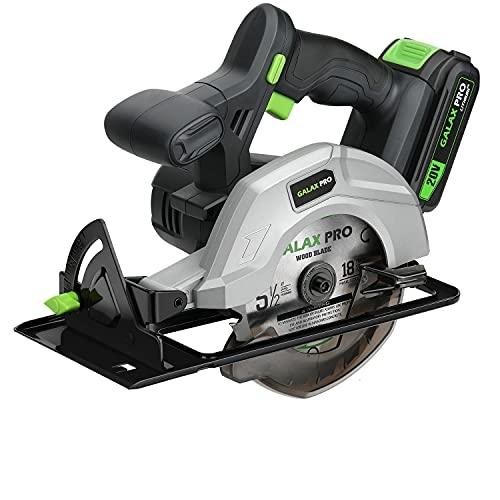 GALAX PRO DC-20V SCIE CIRCULAIRE SANS FIL,VITESSE 3800RPM,PROFONDEUR D_0