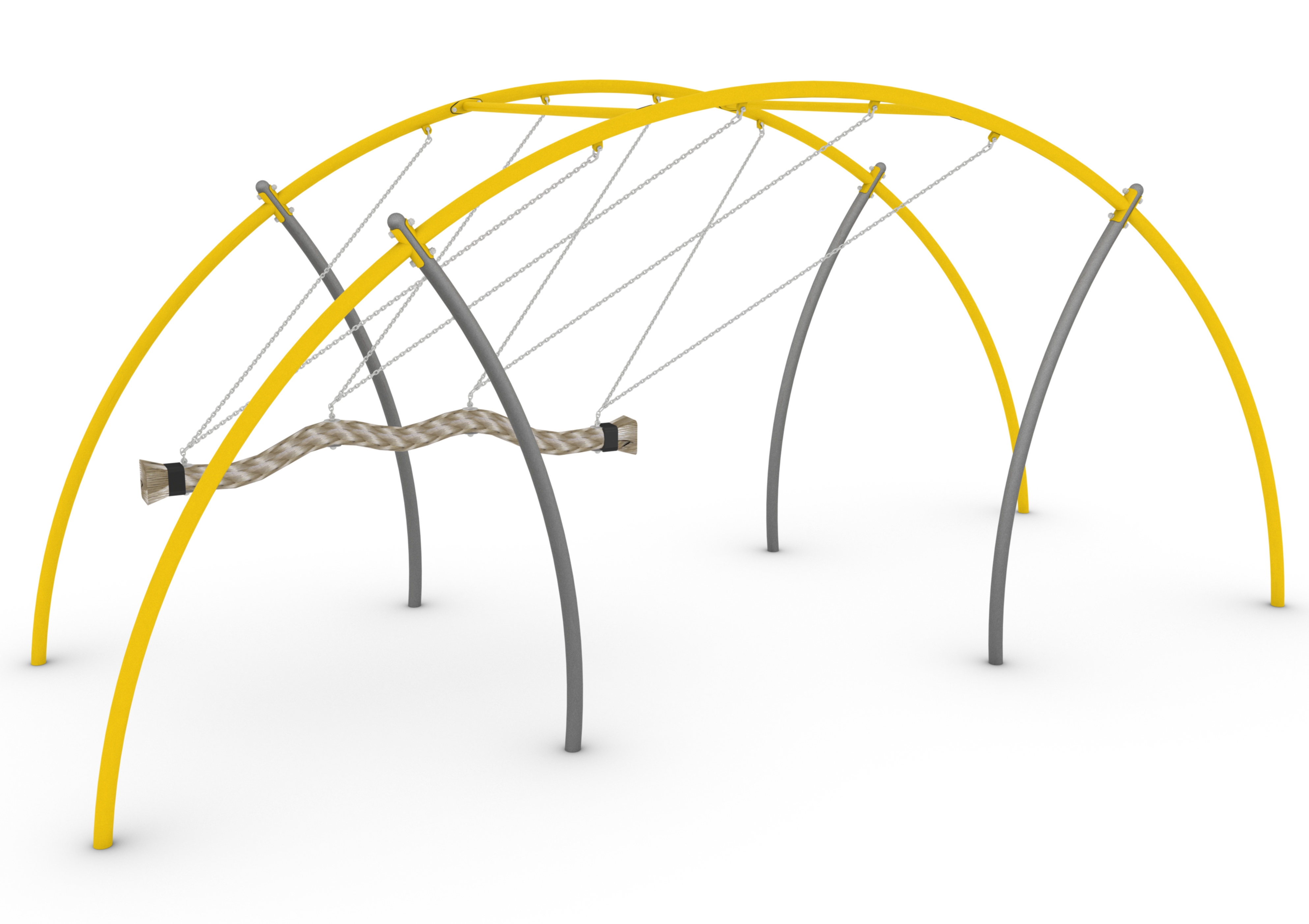 Balançoire Viper avec chaîne plastifiée pour aires de jeux - Réf. 8062081 - Hags_0