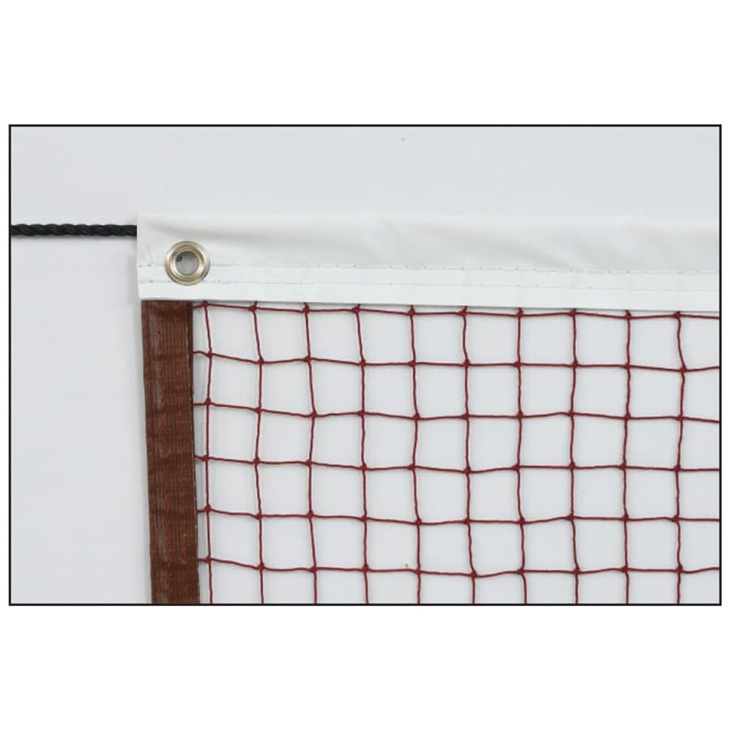 Filet de badminton d'entraînement - Maille 1mm - Bordeaux - 76x602cm - Loisir et entraînements occasionnels_0