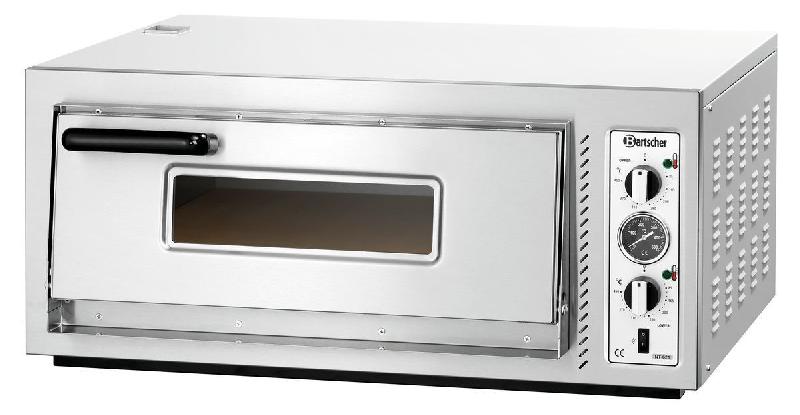 Four à pizza NT 621 - BARTSCHER - thermostat analogique jusqu'à 450°C - sole en pierre réfractaire - 4 pizzas Ø 30 cm_0