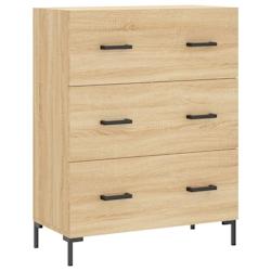 Helloshop26 - Buffet bahut commode armoire meuble de rangement organisateur cuisine salle de séjour salon sonoma 69,5 x 34 x 90 cm 02_0031669 - 30002_0