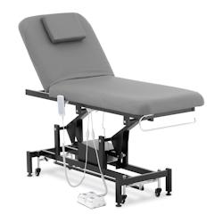 Helloshop26 - Table de massage - 2 moteurs - 200 kg - noir, gris 14_0007757 - 3001329599784_0
