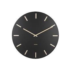 Horloge en métal Charme 45 cm Noir Karlsson - noir inox 8714302641893_0