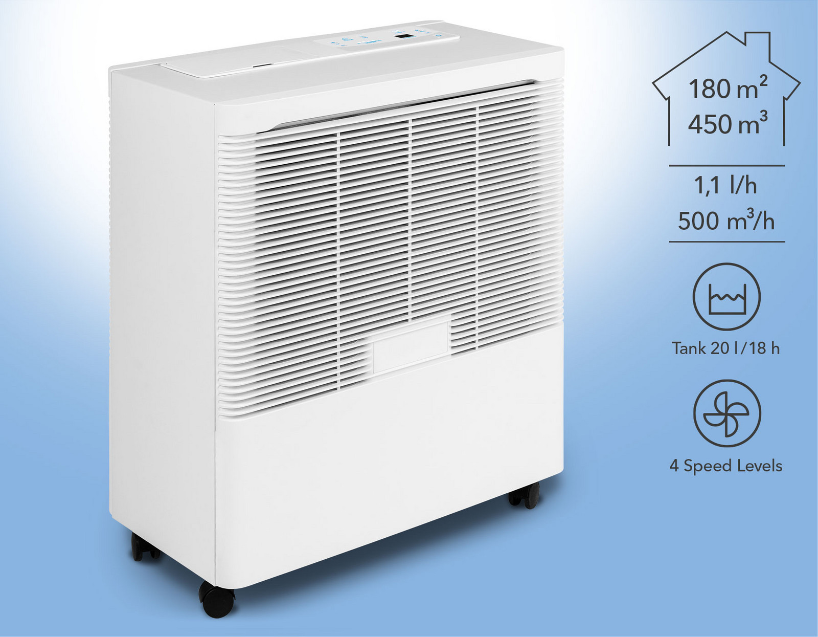Humidificateur à évaporation professionnel propre, sûr et confortable -  B 260_0