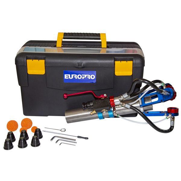 Kit lance chanvre et chaux Ø 63 mm - 3 têtes en coffret - EUROMAIR - 30996_0