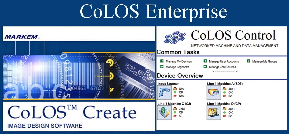 Logiciel de mise en réseau de codeurs - CoLOS Enterprise - gestion centralisée des imprimantes et codeurs_0