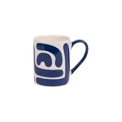 Mug Lulli bleu 25 cl x6 -  Rond Grès Table Passion 13x8 cm - bleu Grès 3106232080364_0