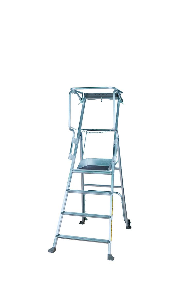 Pl4 - Plateforme de travail individuelle Centaure - 4 marches, charge maximale 150 kg, sans stabilisateurs