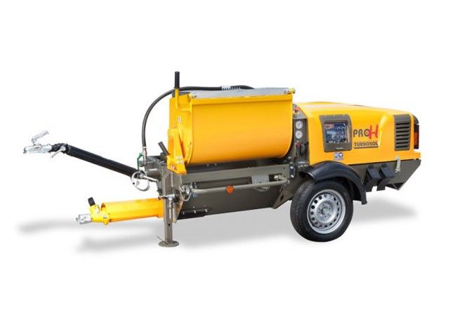 Pro h dm - machine à projeter turbosol - pompe à vis à fonctionnement oléohydraulique._0