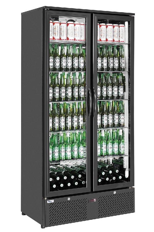 Vitrine de présentation boissons double portes 458l - 233931_0