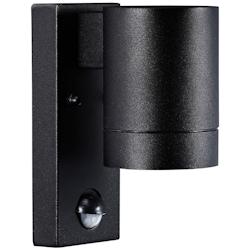 Applique murale TIN Maxi Sensor Métal Noir, H.16 - IP54 - GU10 /Nordlux Extérieur - noir 5701581328686_0