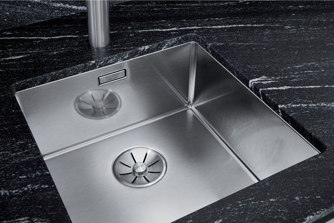 Blanco Claron 340-U - Évier en inox avec cuve grand volume - Blanco Professional France - Largeur meuble sous-évier 40 cm_0