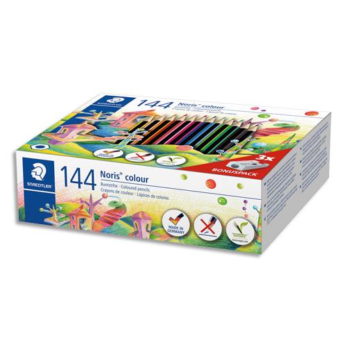 CRAYON DE COULEUR NORIS COLOUR,BOÎTE CARTON DE 144
