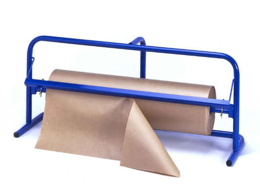 Dérouleur de papier horizontal, couleur bleu, largeur de 350 à 500 mm_0