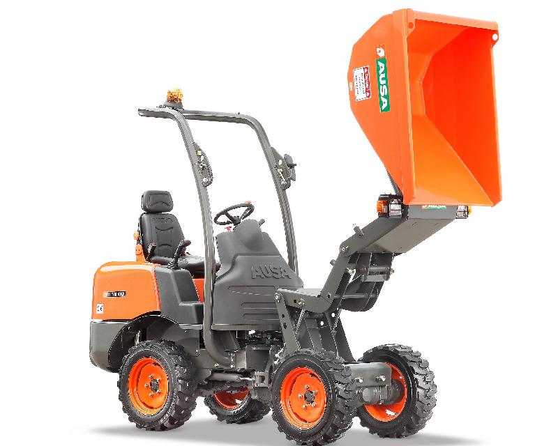 Dumper déchargement hauteur 1t - Aximat - hydrostatique, terrains accidentés_0
