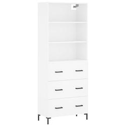 Helloshop26 - Buffet bahut commode armoire meuble de rangement organisateur cuisine salle de séjour salon haut 69,5 x 34 x 180 cm 02_0032555 - 300021_0