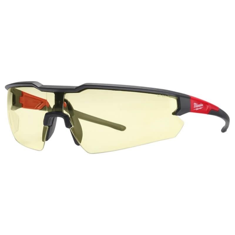Lunettes de sécurité Milwaukee anti buée, anti rayure jaunes_0