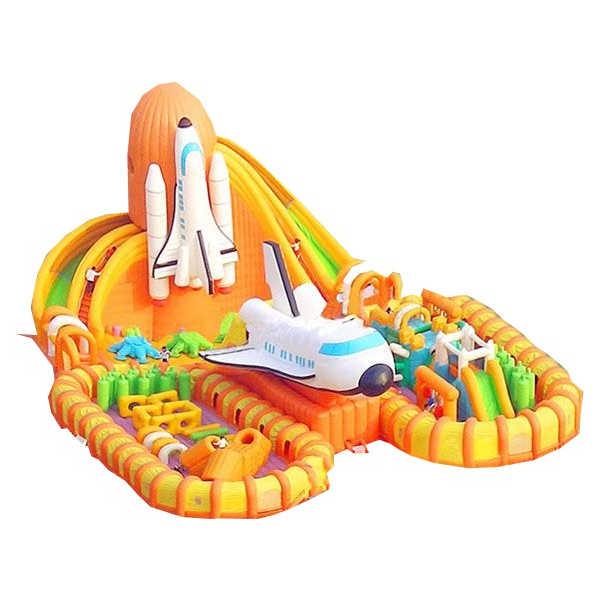 Mini parc gonflable 006 - Réf.AP18-CH - 704 m² de jeux pour enfants - Dimensions 32 x 22 x 10 m_0