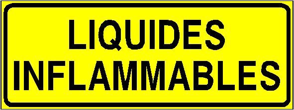 Panneau de signalisation - liquides inflammables_0