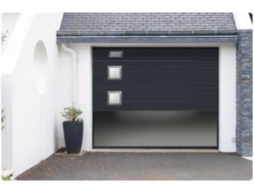 Portes de garage sectionnelles - atlantem - ergonomie, sécurité, robustesse et isolation_0