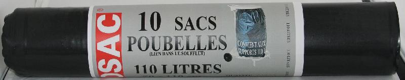 Sacs poubelles nf environnement 110l rouleau de 10 sacs - GECOSAC - 260 - 468125_0