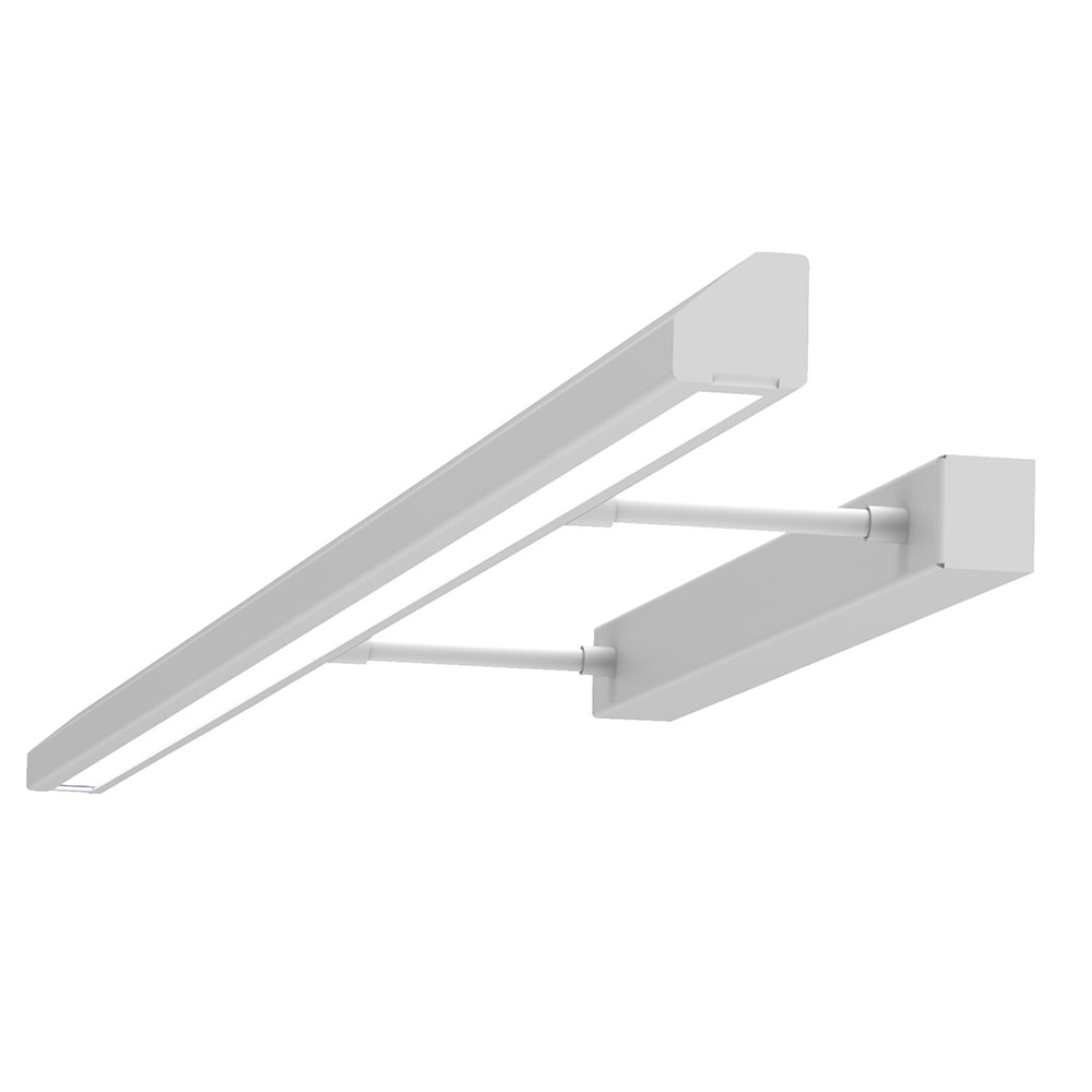 Scola - applique murale orientable en acier laqué avec diffuseur PMMA - 1200/1500 mm - LED haute efficacité_0