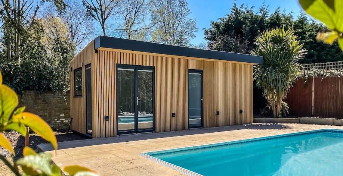 Studio de jardin 20m2 design moderne - Kubico KS-01 19,60m² avec lignes épurées_0