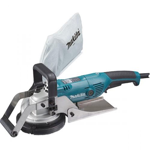 Surfaceuse à béton Makita PC5001C - 1400W, évacuation des poussières et sécurité anti-redémarrage_0