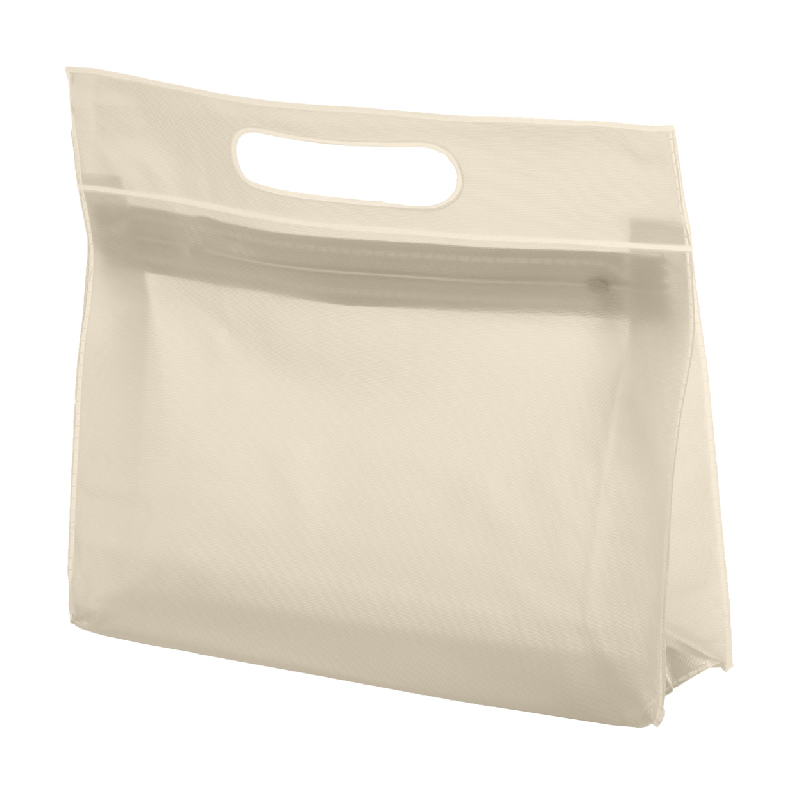 Trousse à maquillage zippée en PVC - couleur naturelle - 52,5 gr_0