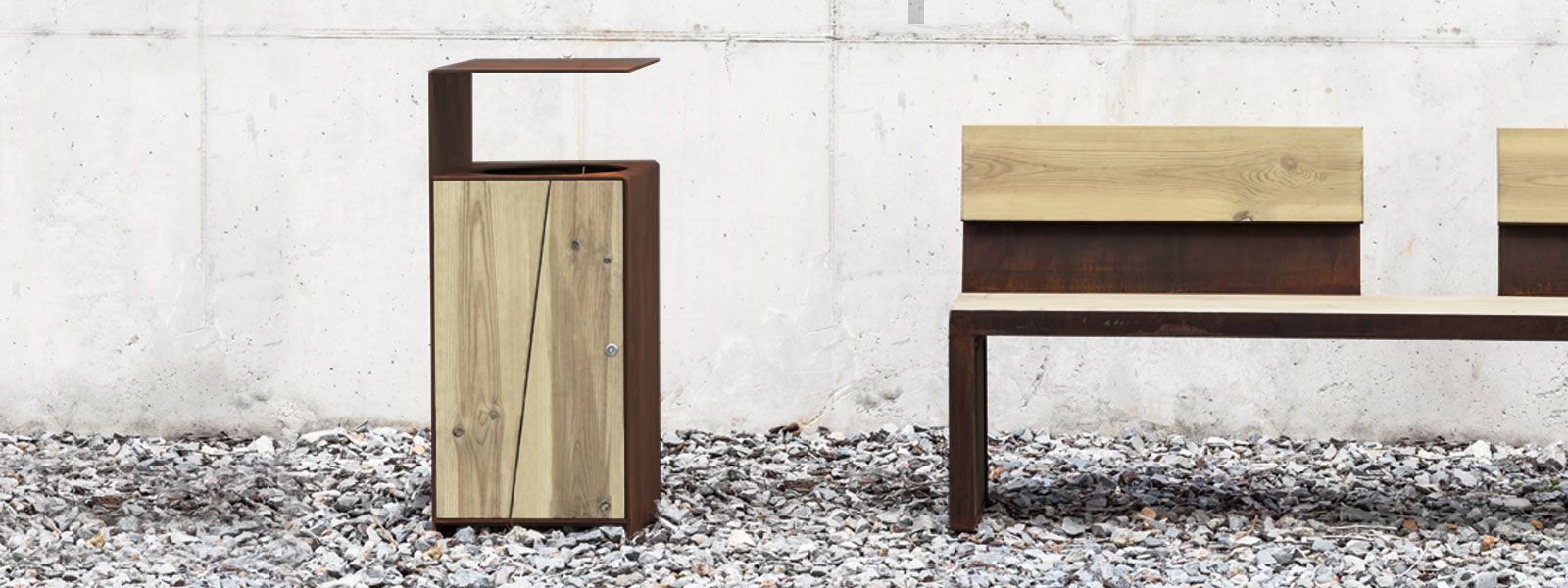 Poubelle publique Up21pt - corbeille Tor - Novatilu - 50 litres_1