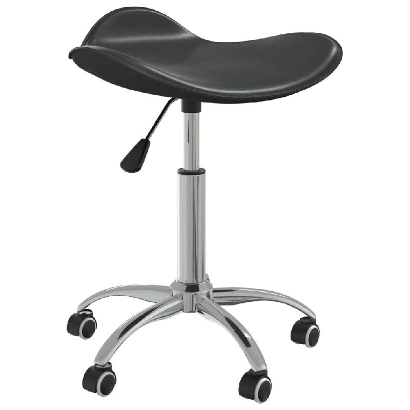 Vidaxl tabouret de salon et spa noir similicuir 323684_0