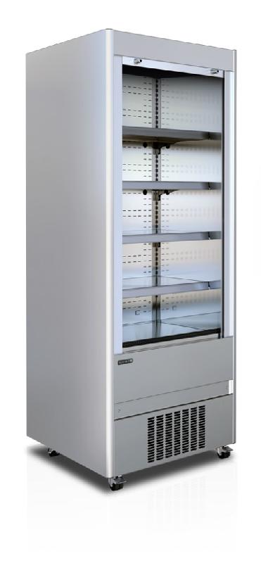 Vitrine réfrigérée 3m1 positive inox libre service 440 l -1/+5 °c - 868x740x1994 mm - MCX90M_0