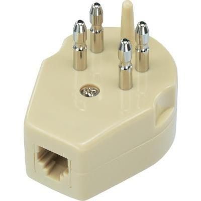 Adaptateur téléphone prise T femelle/RJ45 mâle sur carte